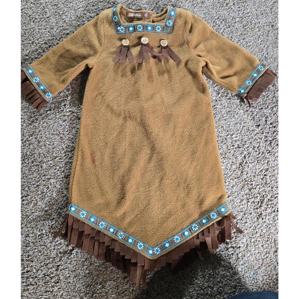Old Navy 2006 native american indian costume Girls 4T